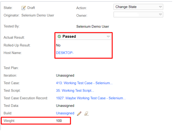 Selenium integration with IBM ETM